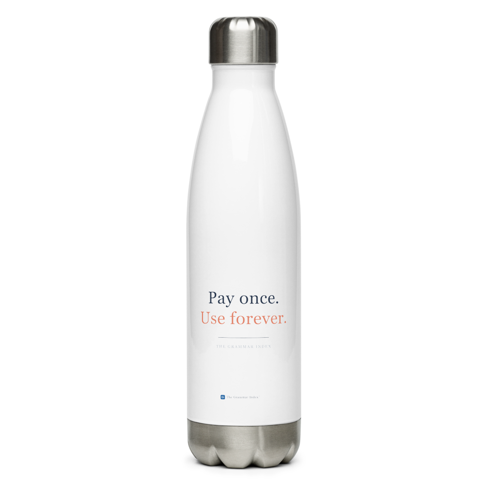 Design shown on a water bottle
