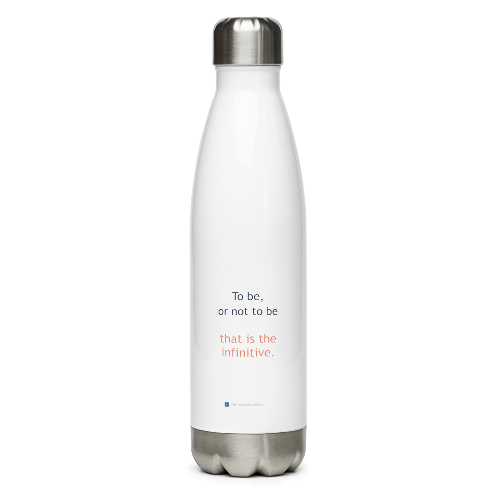 Design shown on a water bottle